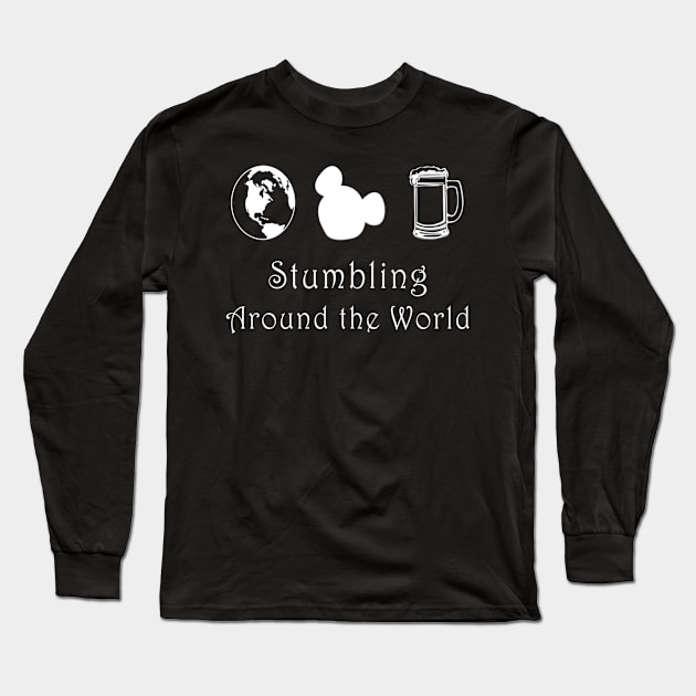 Around the World Drinking Long Sleeve T-Shirt by KittleAmandass